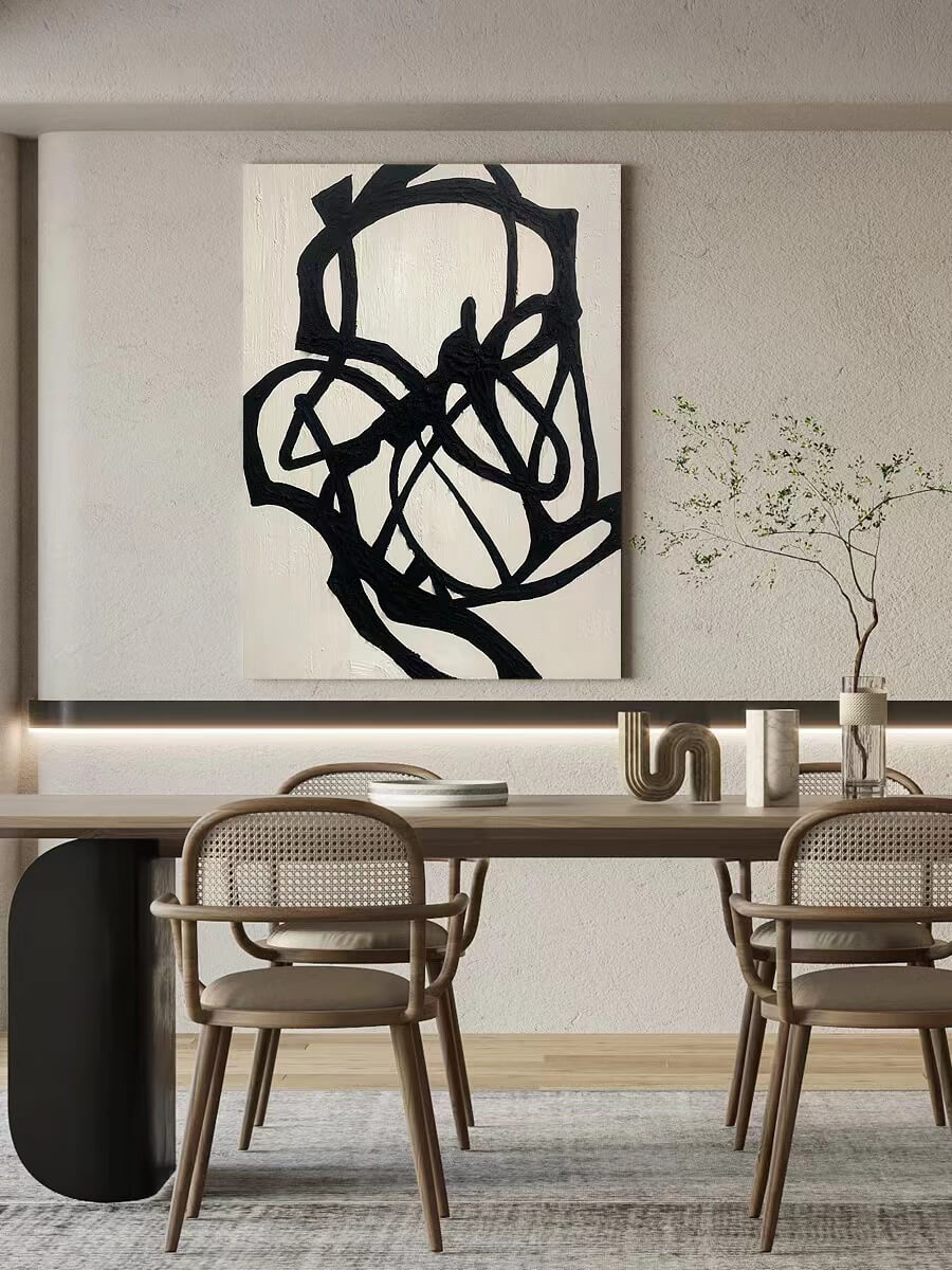 Abstract Canvas Oil Painting Wall Art Decor #ABS1640