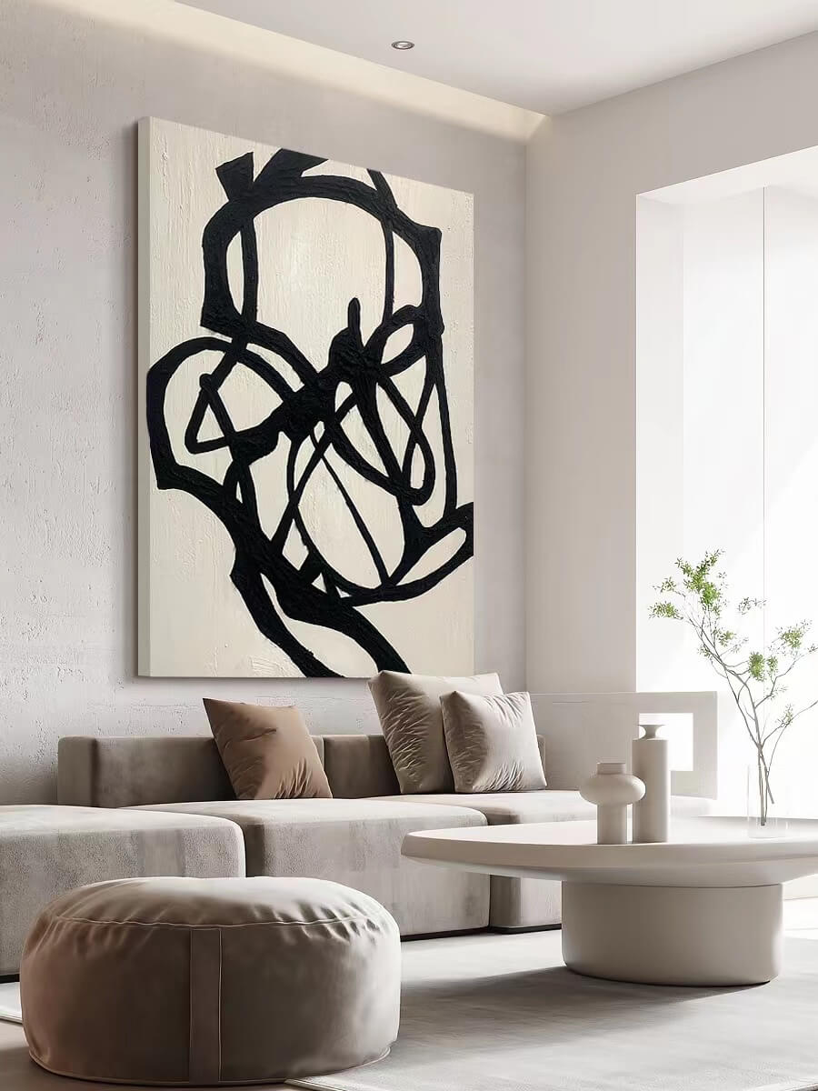 Abstract Canvas Oil Painting Wall Art Decor #ABS1640