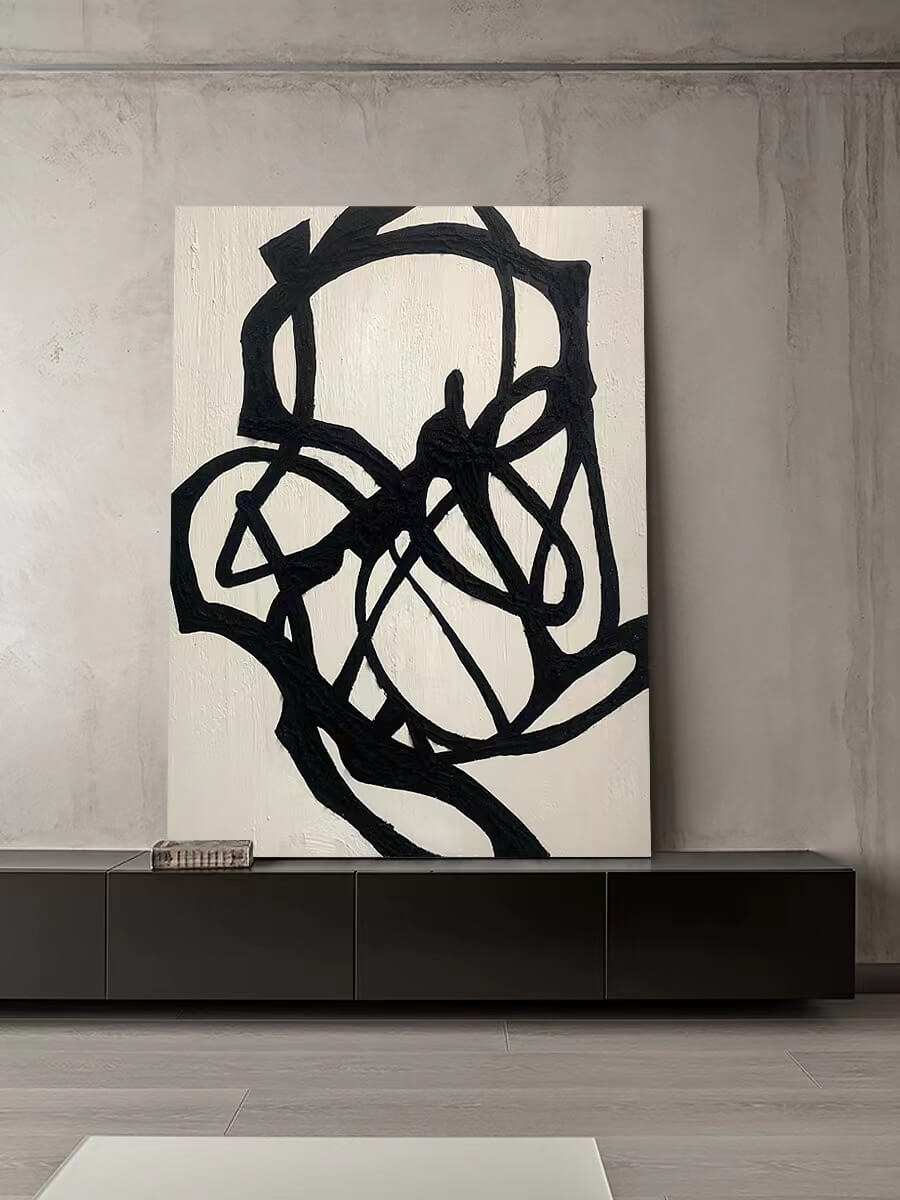 Abstract Canvas Oil Painting Wall Art Decor #ABS1640