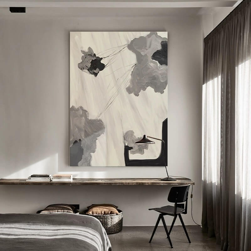 Abstract Canvas Oil Painting Wall Art Decor #ABS1642