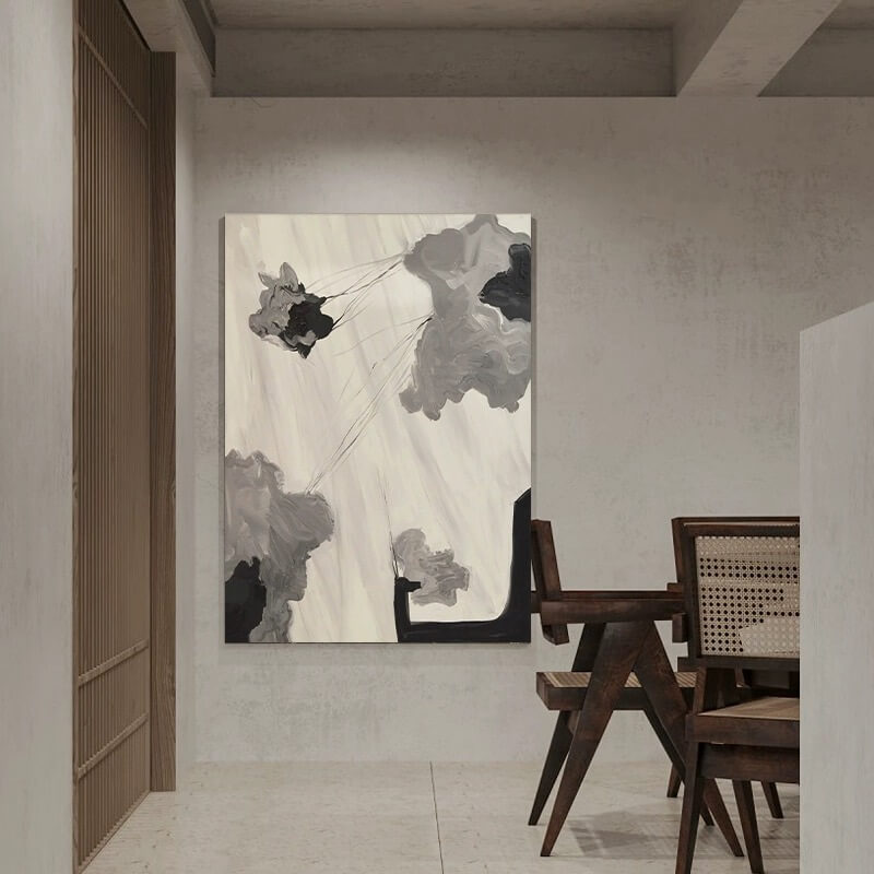 Abstract Canvas Oil Painting Wall Art Decor #ABS1642