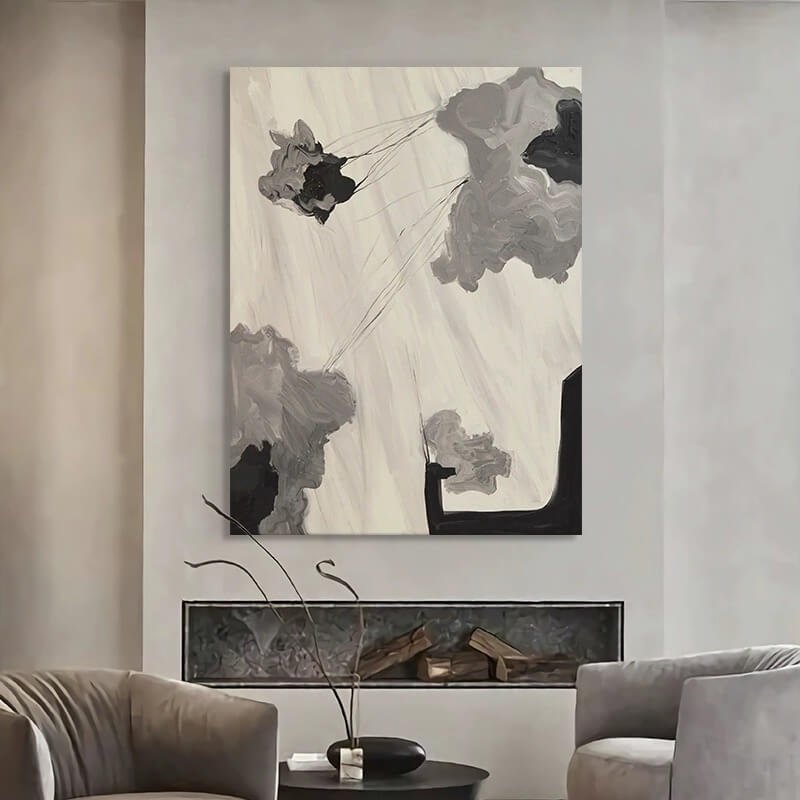 Abstract Canvas Oil Painting Wall Art Decor #ABS1642