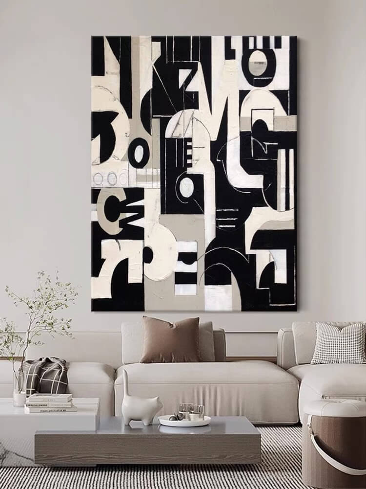 Abstract Canvas Oil Painting Wall Art Decor #ABS1647