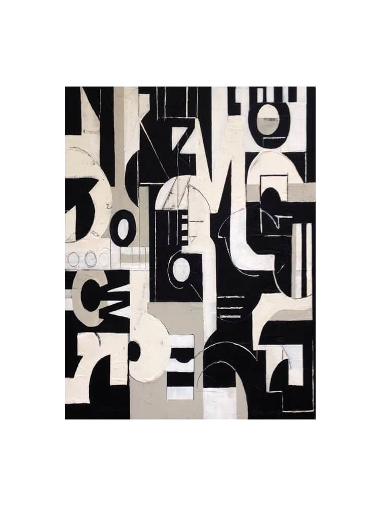 Abstract Canvas Oil Painting Wall Art Decor #ABS1647