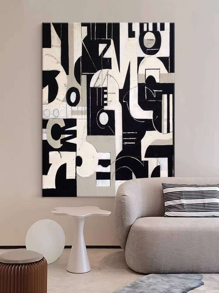 Abstract Canvas Oil Painting Wall Art Decor #ABS1647