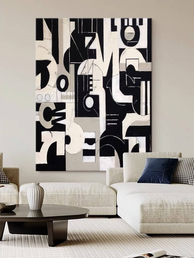 Abstract Canvas Oil Painting Wall Art Decor #ABS1647