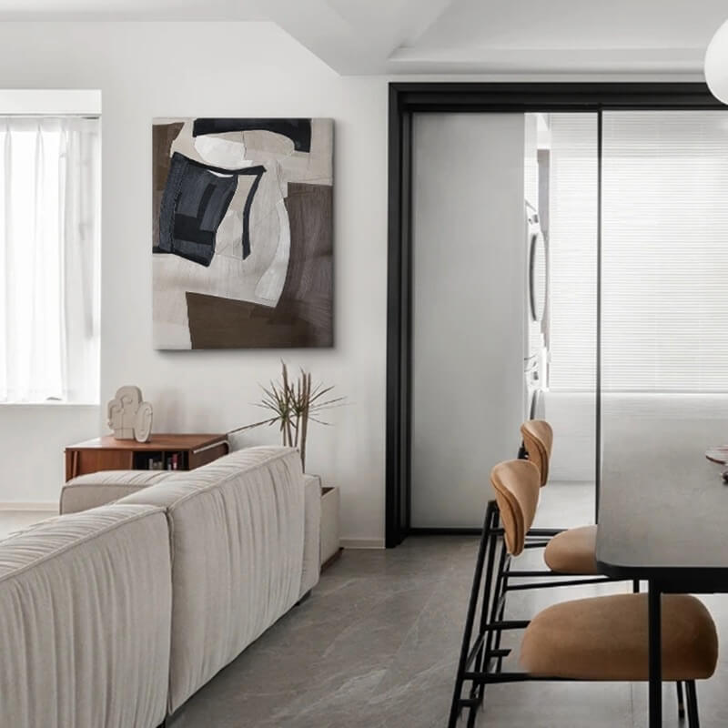 Abstract Canvas Oil Painting Wall Art Decor #ABS1649