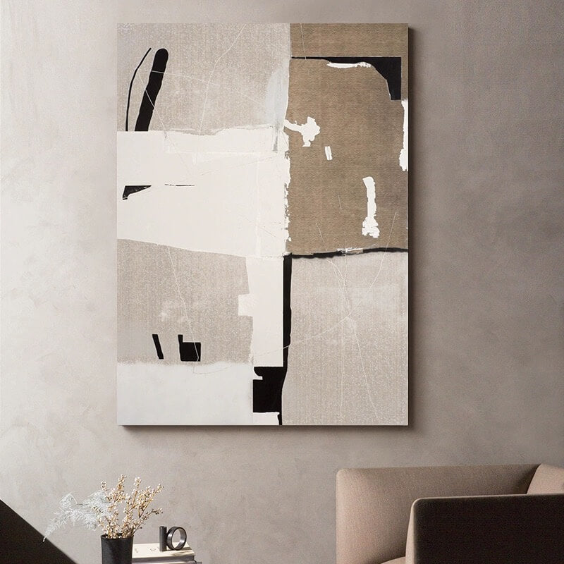 Abstract Canvas Oil Painting Wall Art Decor #ABS1652