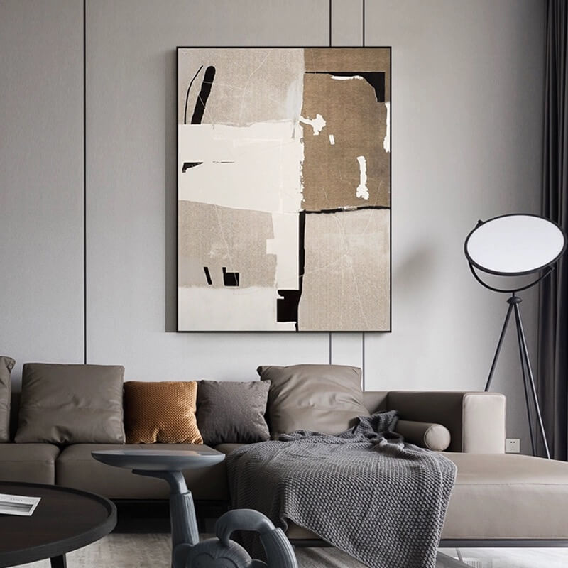 Abstract Canvas Oil Painting Wall Art Decor #ABS1652