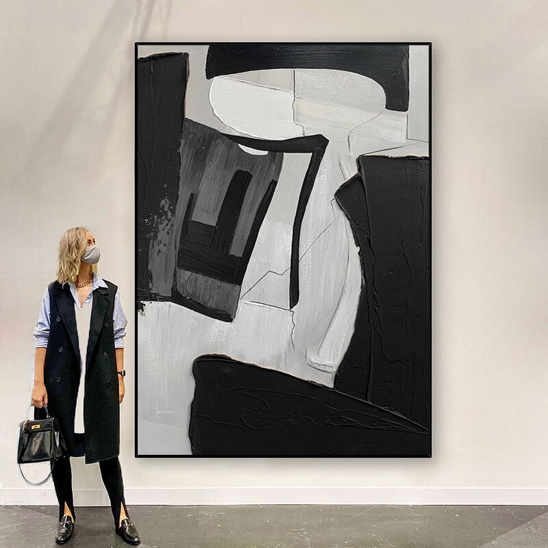 Abstract Canvas Oil Painting Wall Art Decor #ABS1656