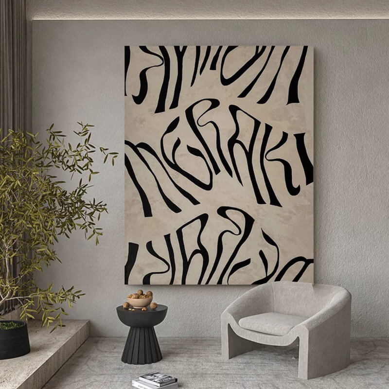 Abstract Canvas Oil Painting Wall Art Decor #ABS1664