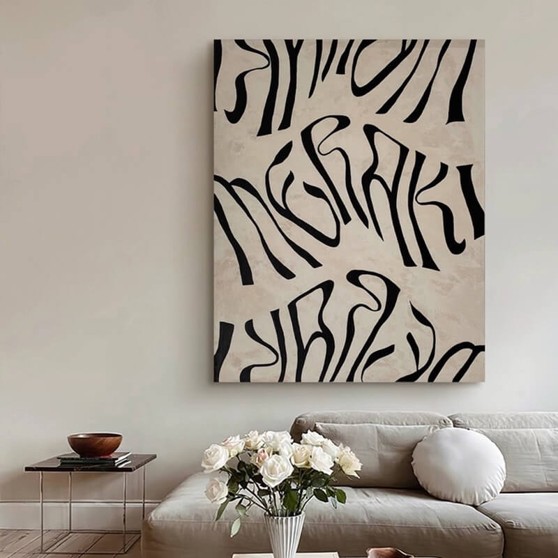 Abstract Canvas Oil Painting Wall Art Decor #ABS1664