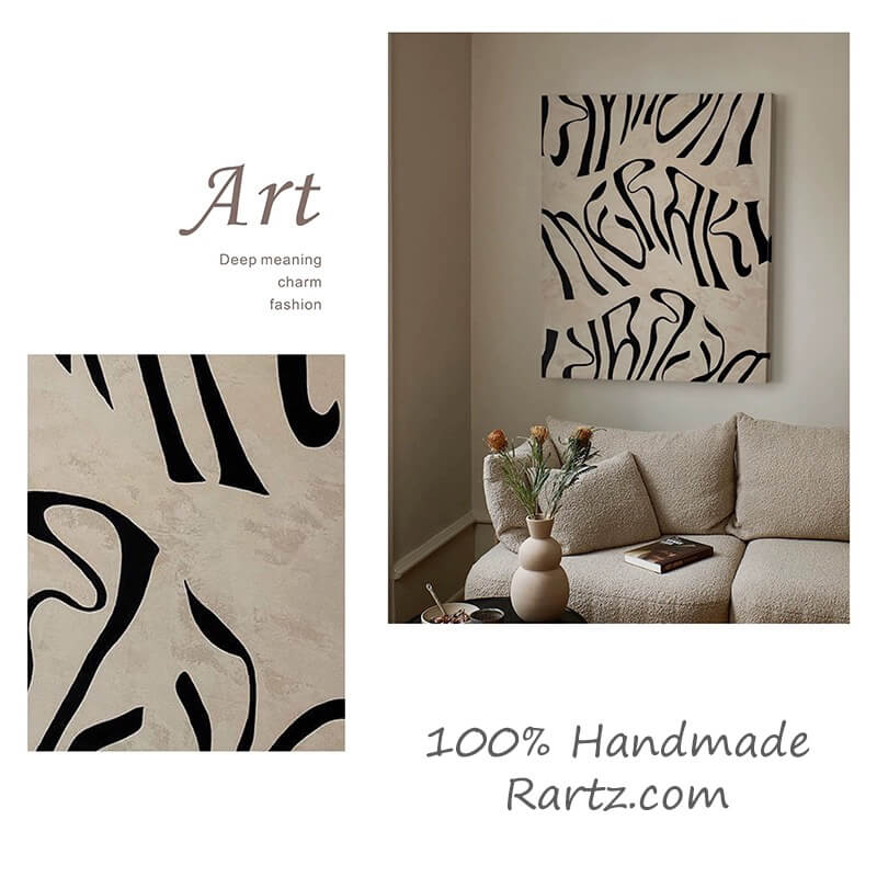 Abstract Canvas Oil Painting Wall Art Decor #ABS1664