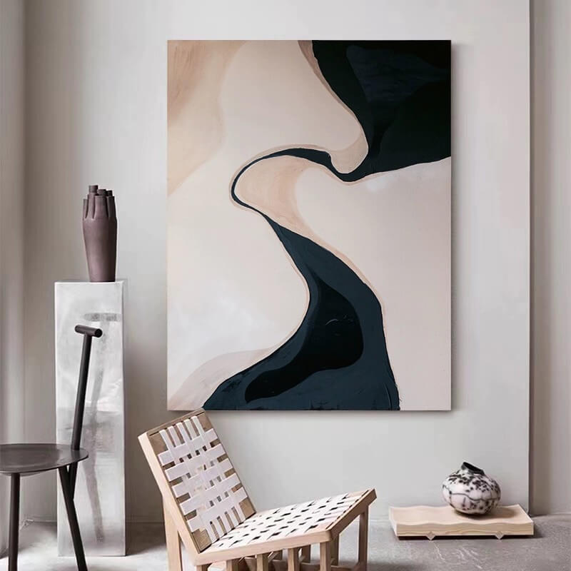 Abstract Canvas Oil Painting Wall Art Decor #ABS1665