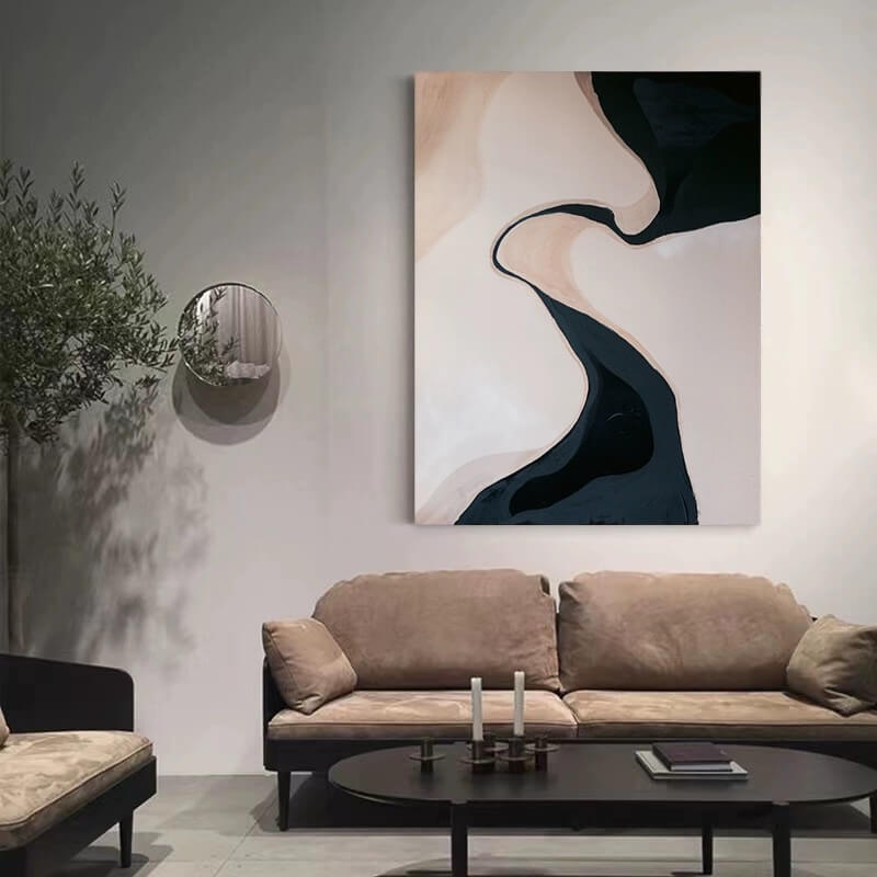 Abstract Canvas Oil Painting Wall Art Decor #ABS1665