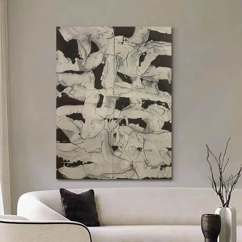 Abstract Canvas Oil Painting Wall Art Decor #ABS1676
