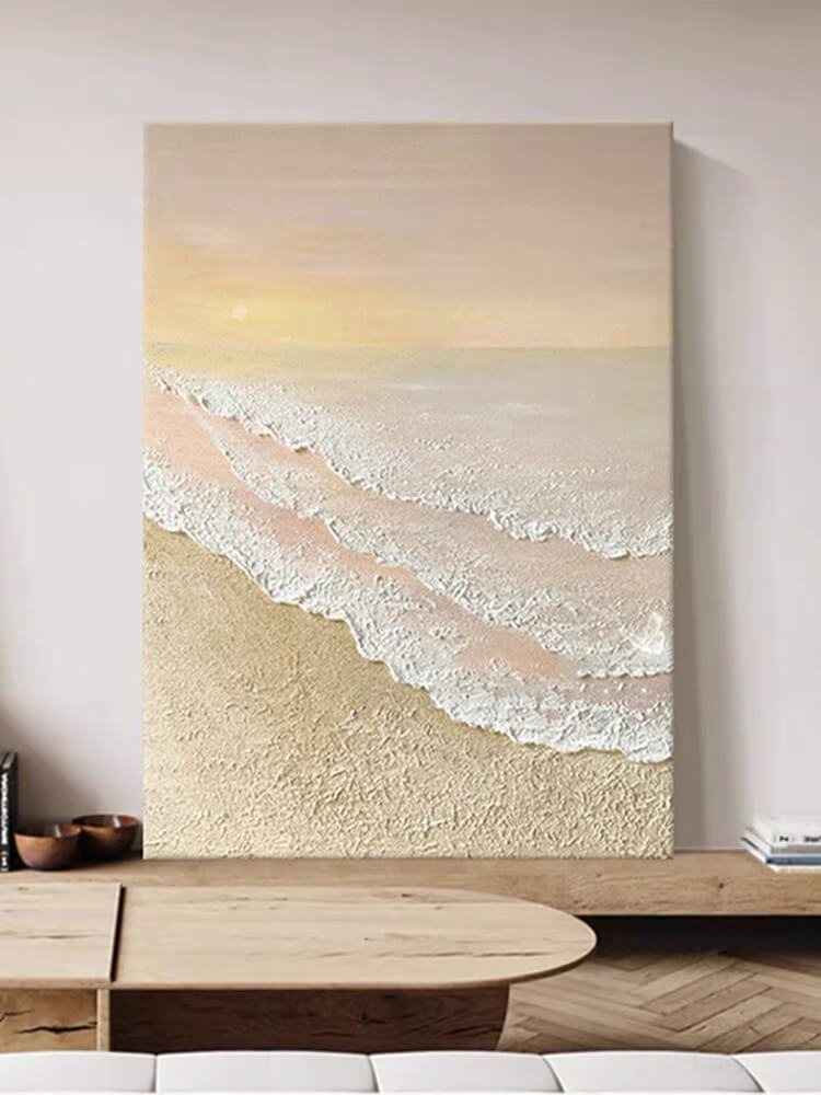 Beach Canvas Oil Painting Wall Art Decor #BEC1689