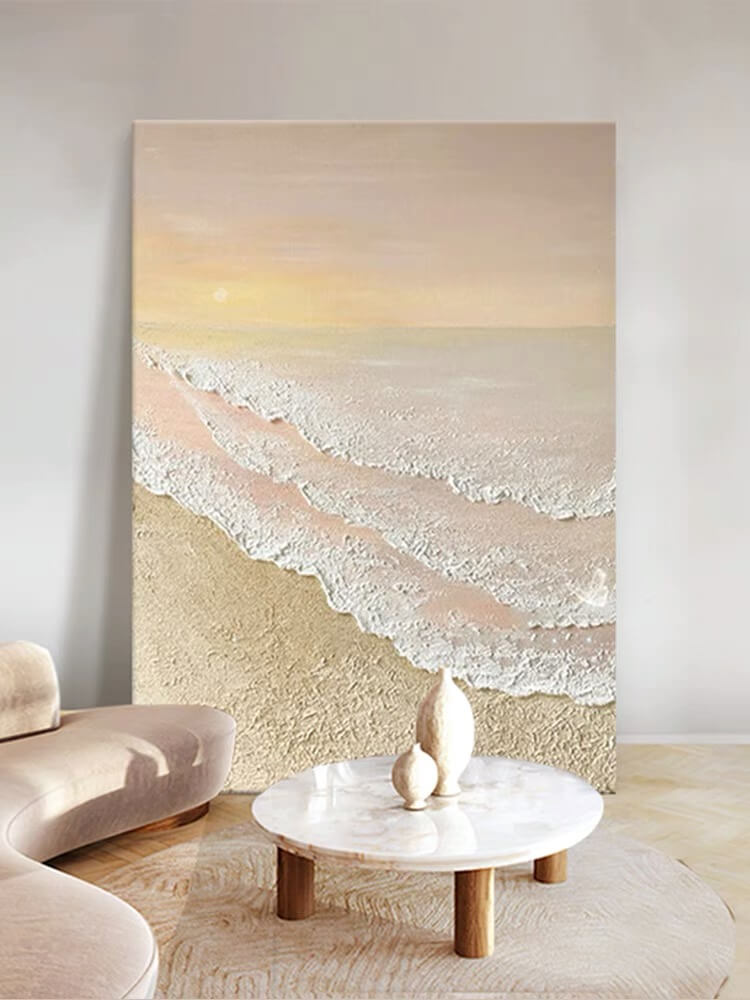 Beach Canvas Oil Painting Wall Art Decor #BEC1689