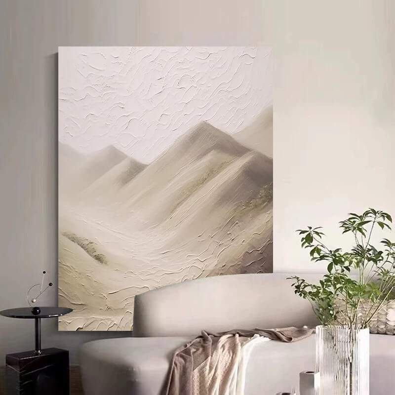 Abstract Mountain Canvas Oil Painting Wall Art Decor #ABS1724