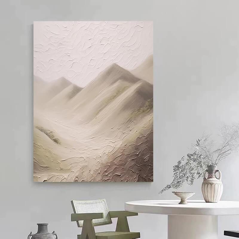 Abstract Mountain Canvas Oil Painting Wall Art Decor #ABS1724