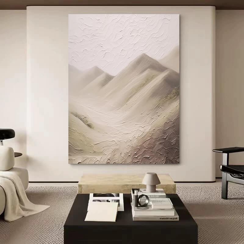 Abstract Mountain Canvas Oil Painting Wall Art Decor #ABS1724