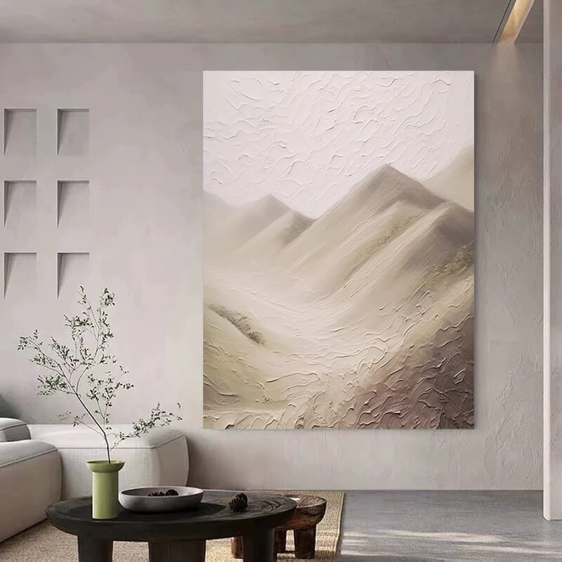 Abstract Mountain Canvas Oil Painting Wall Art Decor #ABS1724