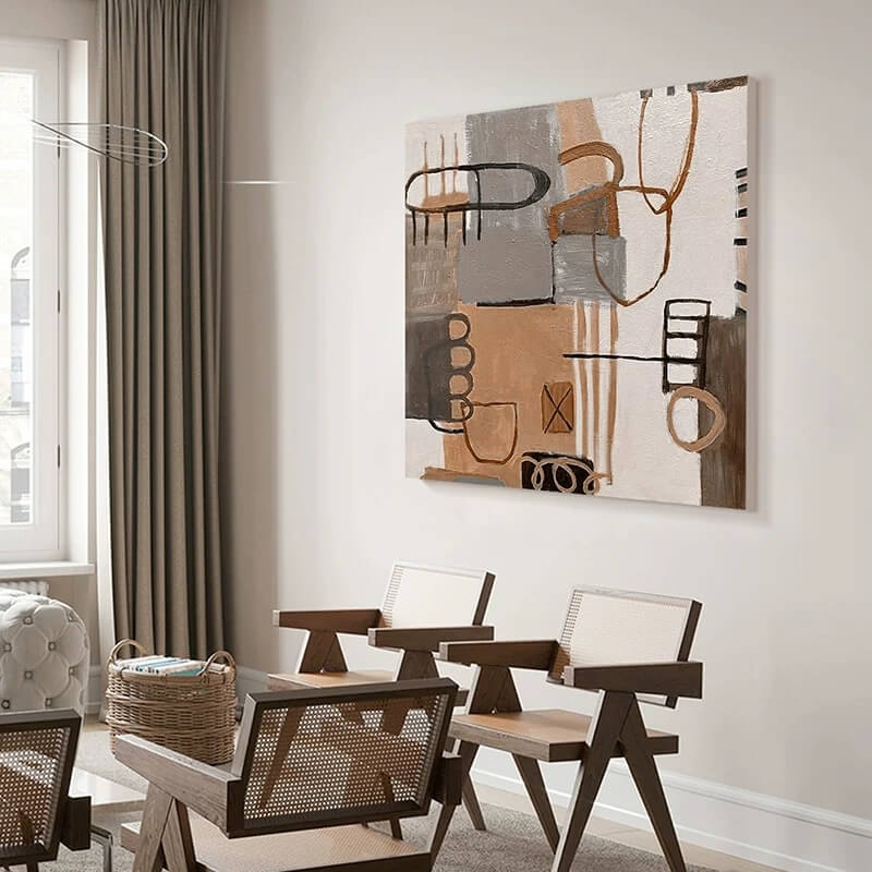 Abstract Canvas Oil Painting Wall Art Decor #ABS1800