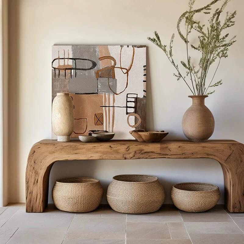 Abstract Canvas Oil Painting Wall Art Decor #ABS1800