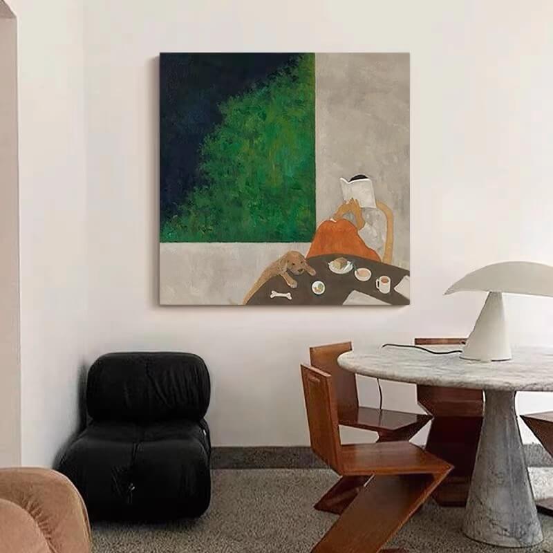 Abstract Canvas Oil Painting Wall Art Decor #ABS1817