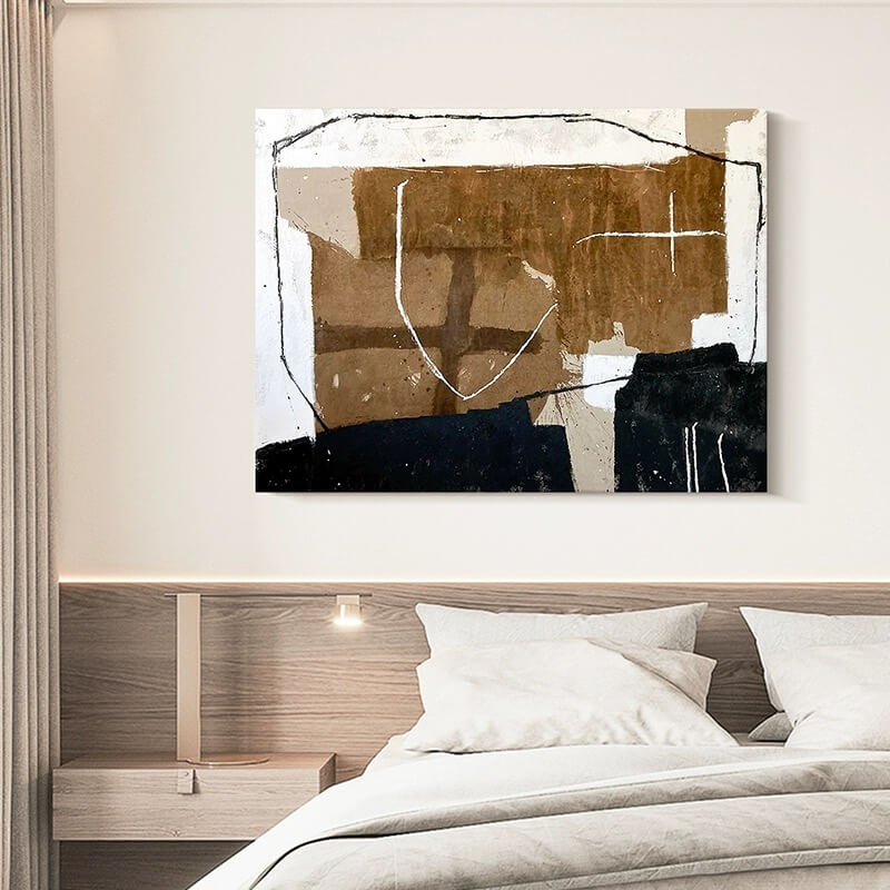 Abstract Canvas Oil Painting Wall Art Decor #abs1821