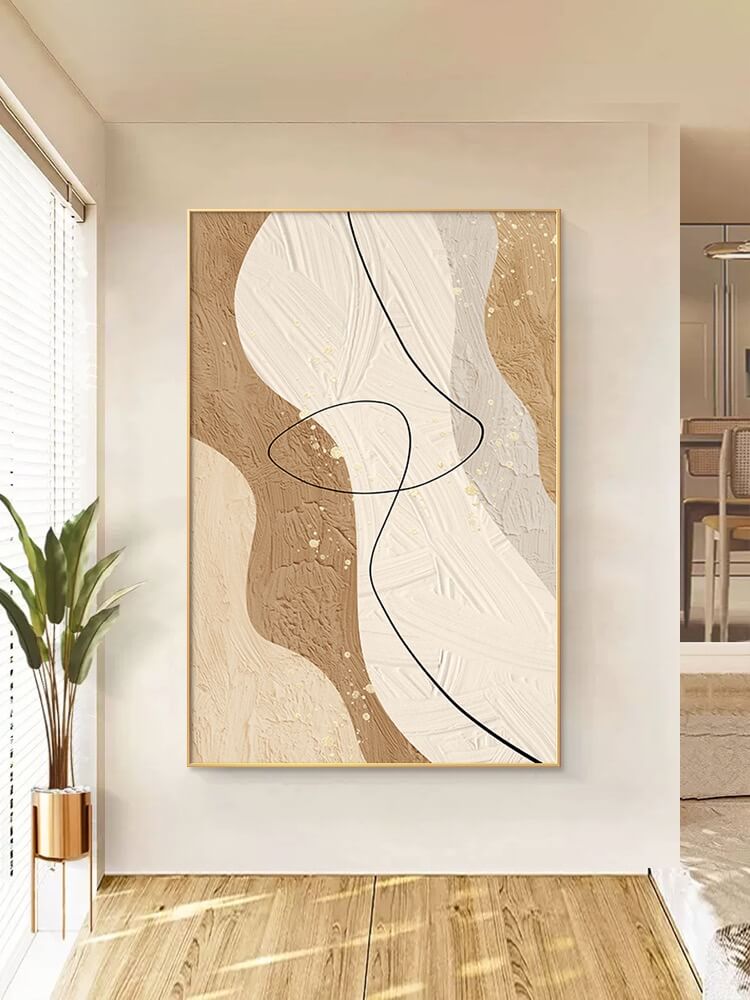 Abstract Canvas Oil Painting Wall Art Decor #ABS1427