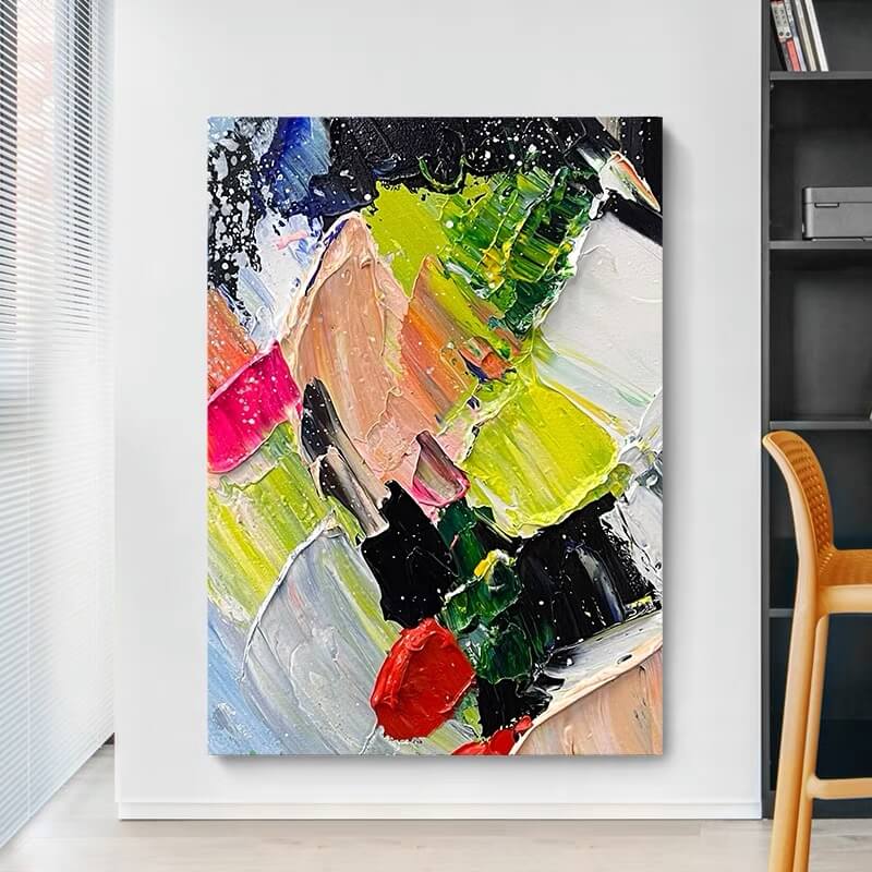 Abstract Canvas Oil Painting Wall Art Decor #ABS1433