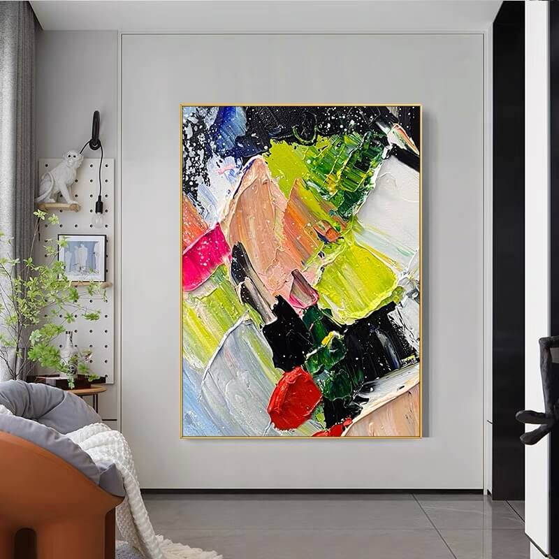 Abstract Canvas Oil Painting Wall Art Decor #ABS1433