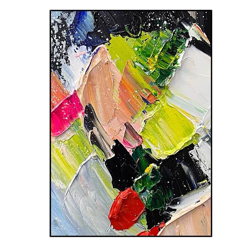 Abstract Canvas Oil Painting Wall Art Decor #ABS1433
