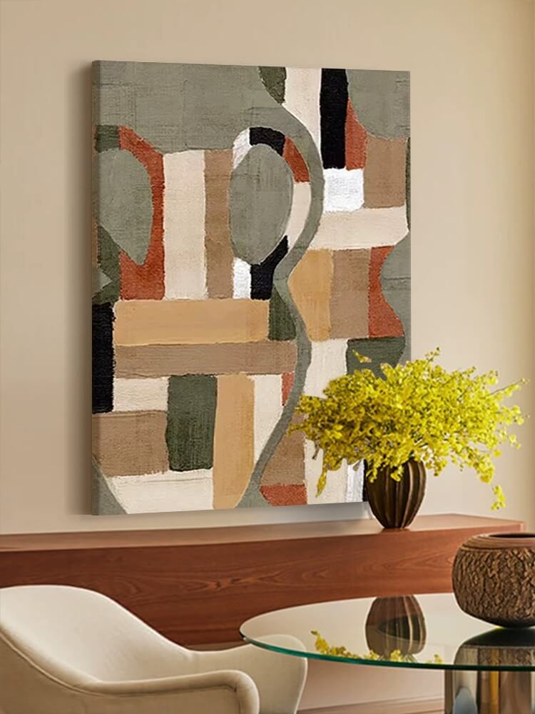 Abstract Canvas Oil Painting Wall Art Decor #ABS1435