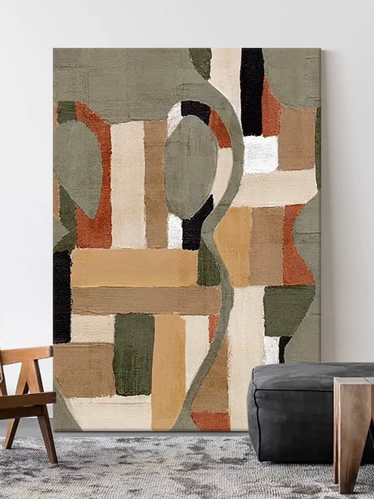 Abstract Canvas Oil Painting Wall Art Decor #ABS1435