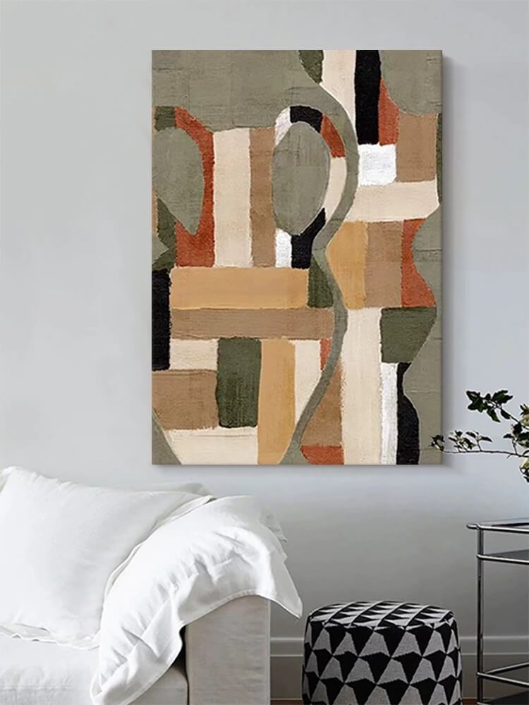Abstract Canvas Oil Painting Wall Art Decor #ABS1435