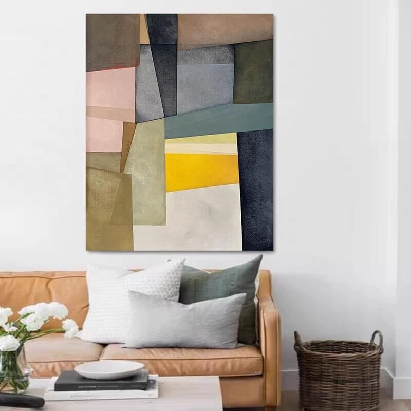 Abstract Canvas Oil Painting Wall Art Decor #ABS1436