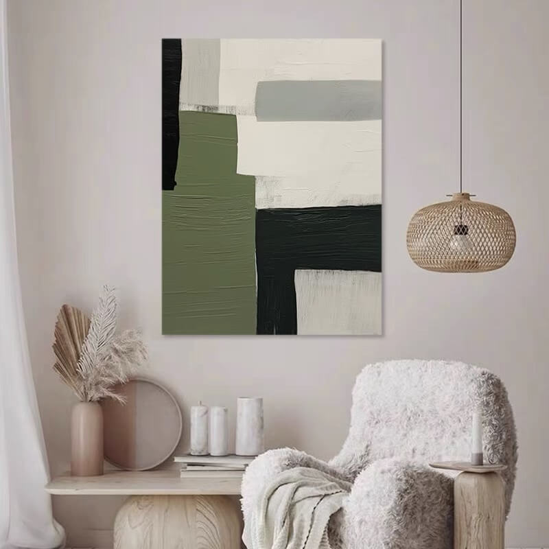 Abstract Canvas Oil Painting Wall Art Decor #ABS1438