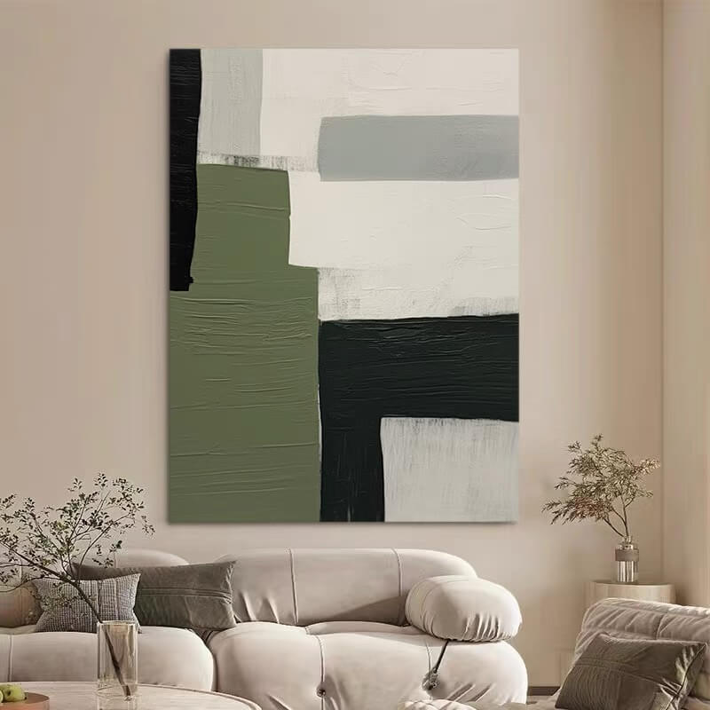 Abstract Canvas Oil Painting Wall Art Decor #ABS1438