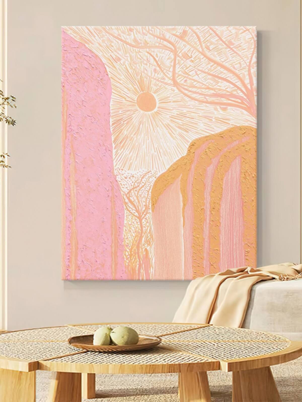 Abstract Canvas Oil Painting Wall Art Decor #ABS1442