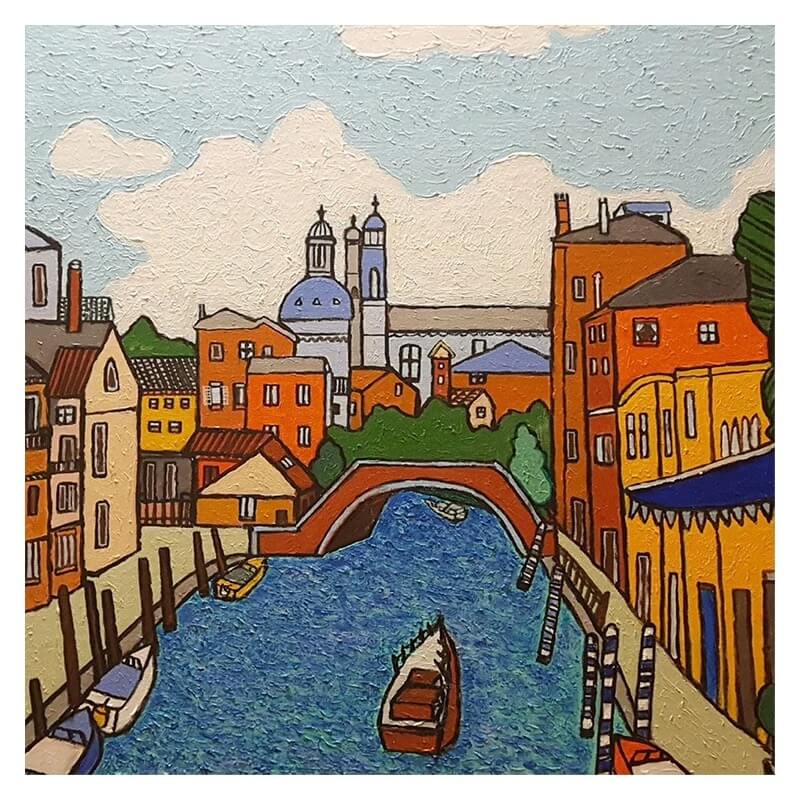 Architecture Canvas Oil Painting Wall Art Decor #ABS1602