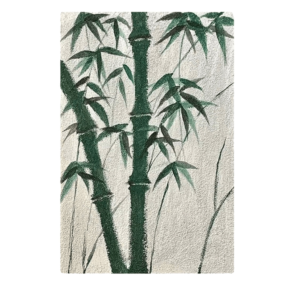 Bamboo Canvas Oil Painting Wall Art Decor #GLF1774