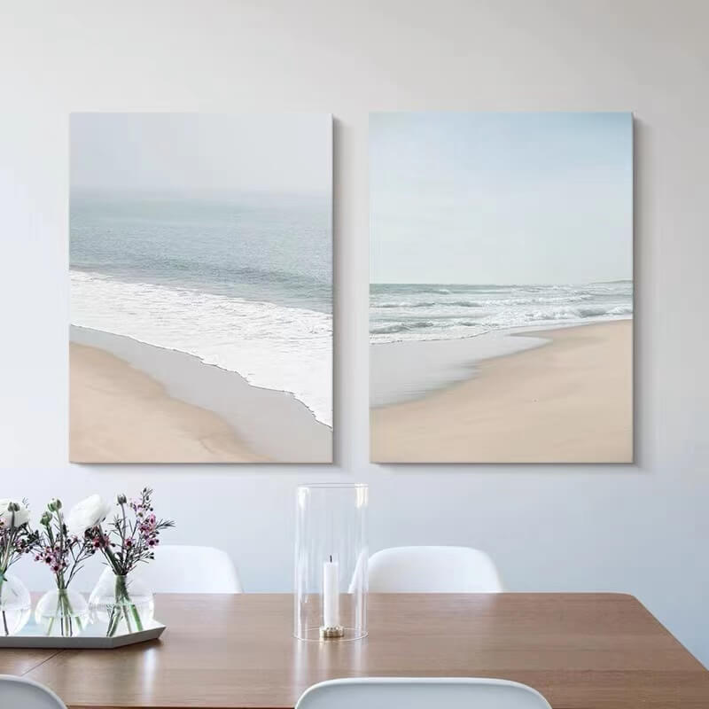 Beach Canvas Oil Painting Wall Art Decor #ABS1478