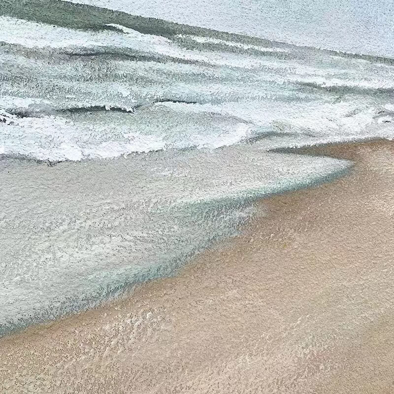 Beach Canvas Oil Painting Wall Art Decor #ABS1478