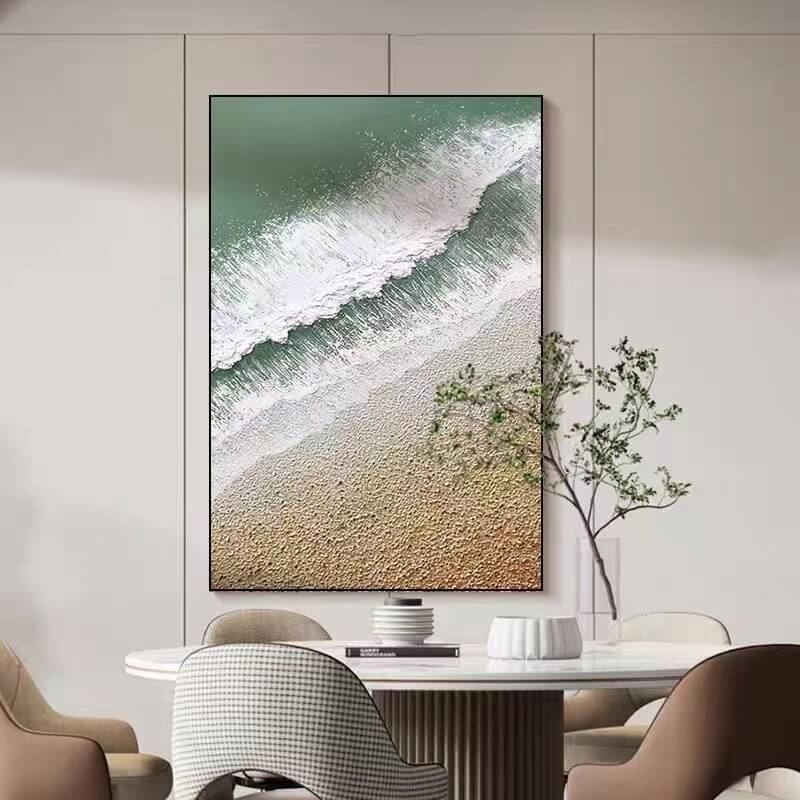 Beach Canvas Oil Painting Wall Art Decor #ABS1501