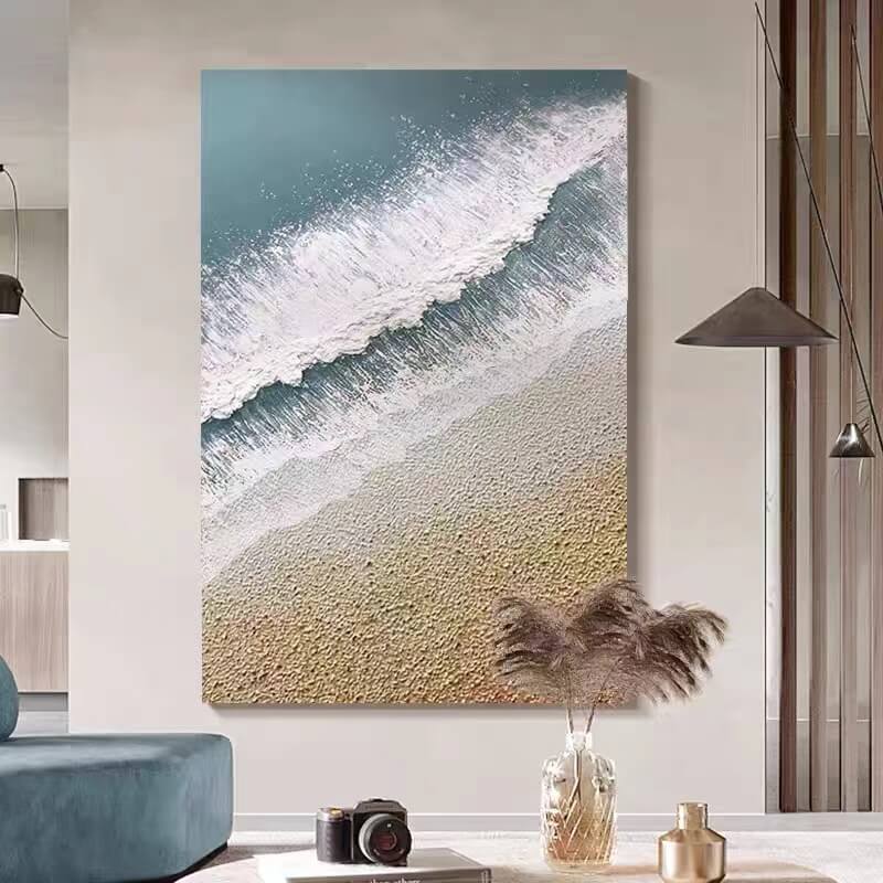 Beach Canvas Oil Painting Wall Art Decor #ABS1501