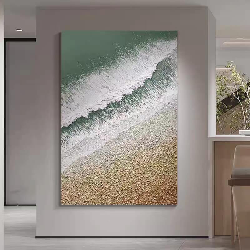 Beach Canvas Oil Painting Wall Art Decor #ABS1501