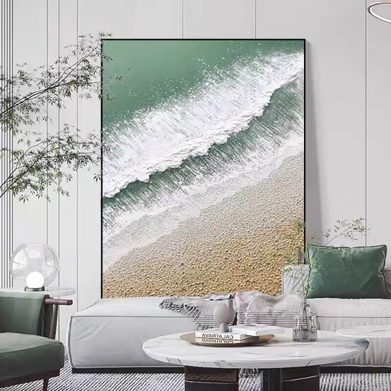 Beach Canvas Oil Painting Wall Art Decor #ABS1501