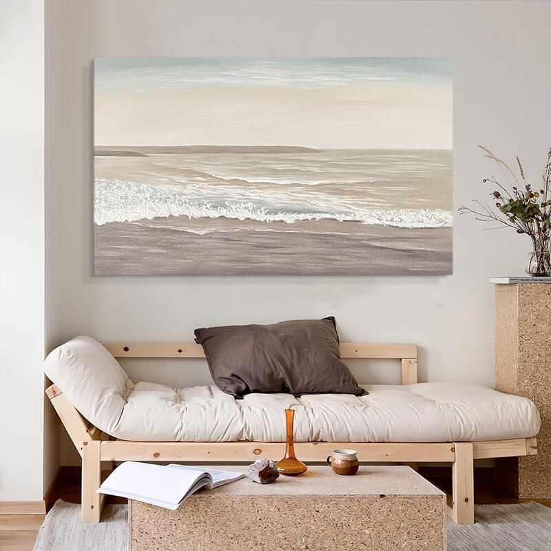 Beach Canvas Oil Painting Wall Art Decor #BCS1514